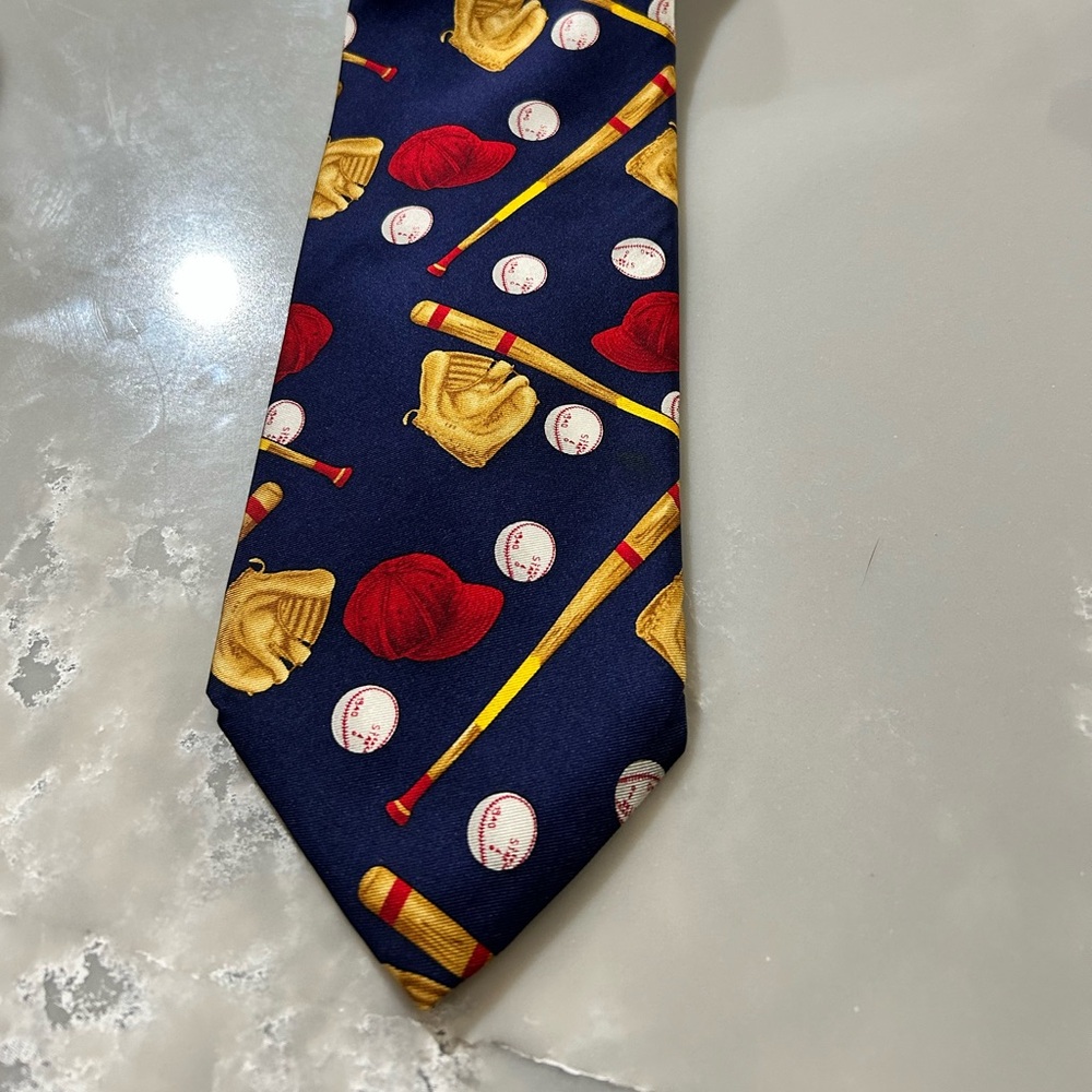 Robert Talbott Baseball Tie - image 2